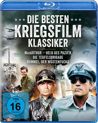 Die besten Kriegsfilm Klassiker - MacArthur - Held des Pazifik / Die Teufelsbrigade / Rommel, der Wüstenfuchs (3 Blu-ray)
