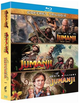 Jumanji (1995) / Jumanji (2017) - Bienvenue dans la jungle / Jumanji 2 (2019) - Next Level - Coffret Trilogie (3 Blu-ray)