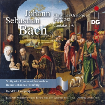 Johann Sebastian Bach (1685-1750), Rainer Johannes Homburg, Handel's Company & Stuttgarter Hymnus-Chorknaben - Christmas Oratorio Bwv 248, Cantatas 1 - 6 (2 CDs)