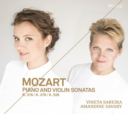Wolfgang Amadeus Mozart (1756-1791), Vineta Sareika & Amandine Savary - Piano & Violin Sonatas