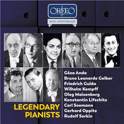 Géza Anda, Bruno Leonardo Gelber, Friedrich Gulda (1930-2000), Wilhelm Kempff, Oleg Maisenberg, … - Legendary Pianists - 40th Anniversary