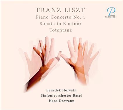 Franz Liszt (1811-1886), Hans Drewanz, Benedek Horvath & Sinfonieorchester Basel - Piano Concerto 1, Sonata in B Minor, Totentanz