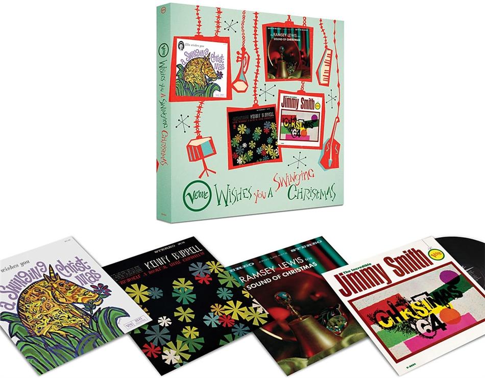 Verve Wishes You A Swinging Christmas Boxset, 4 LPs