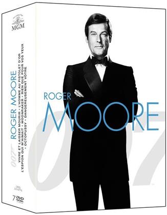 James Bond 007 - Roger Moore - Vivre et laisser mourir / L’homme au pistolet d’or / L’espion qui m’aimait / Moonraker / Rien que pour vos yeux / Octopussy / Dangereusement vôtre (7 DVDs)