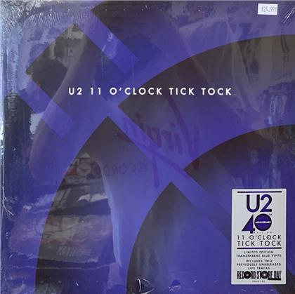 U2 - 11 OClock Tick Tock (RSD 2020, 40th Anniversary Edition, Limited Edition, Transparent Blue Vinyl, LP)