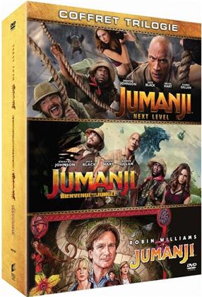 Jumanji (1995) / Jumanji (2017) - Bienvenue dans la jungle / Jumanji 2 (2019) - Next Level - Coffret Trilogie (3 DVD)