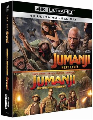 Jumanji 2 - Next Level / Jumanji - Bienvenue dans la jungle (Coffret, 2 4K Ultra HDs + 2 Blu-ray)