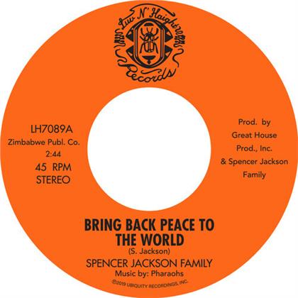 Spencer Jackson Family - Bring Back Peace To The World Pt. I & 2 (7" Single)