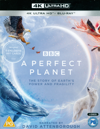 A Perfect Planet - The Story of Earth's Power and Fragility (BBC Earth, 2 4K Ultra HDs + 2 Blu-ray)