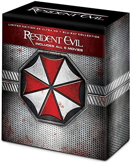 Resident Evil 1-6 (6 4K Ultra HDs + 6 Blu-rays)