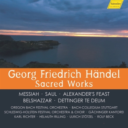 Georg Friedrich Händel (1685-1759), Karl Richter, Helmuth Rilling, Ulrich Stötzel, Rolf Beck, … - Sacred Works (10 CDs + DVD)
