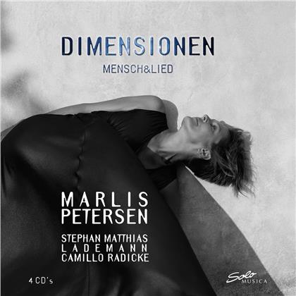 Stephan Matthias Lademann & Marlis Petersen - Dimensionen - Welt Anderswelt Innenwelt.. - Mensch & Lied (4 CDs)