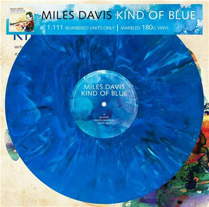 Miles Davis - Kind Of Blue (2020 Reissue, Blue Marbled Vinyl, LP)