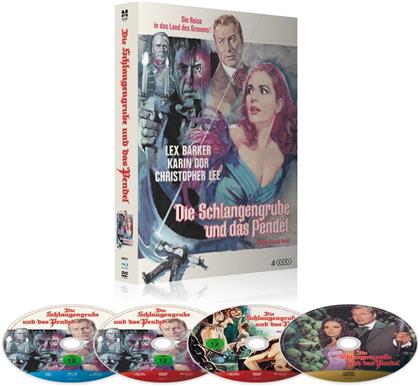 Die Schlangengrube und das Pendel (1967) (Édition Deluxe, Édition Limitée, Mediabook, Blu-ray + 2 DVD + CD)