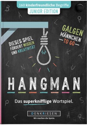 DENKRIESEN - HANGMAN® - JUNIOR EDITION "Galgenmännchen TO GO"