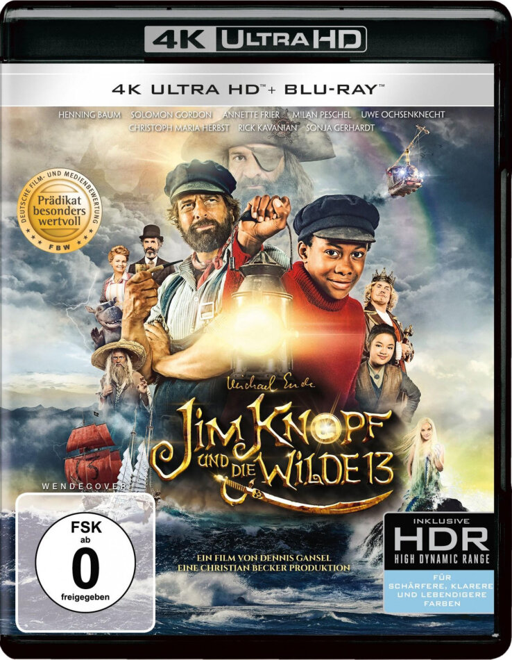 Jim Knopf und die Wilde 13 (2020) (4K Ultra HD + Blu-ray)