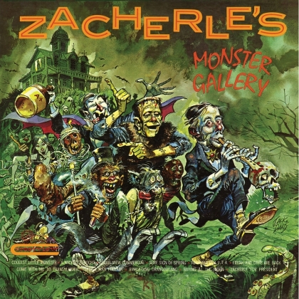 John Zacherle - Zacherle's Monster Gallery (Clear With Pumpkin Splatter Vinyl, LP)