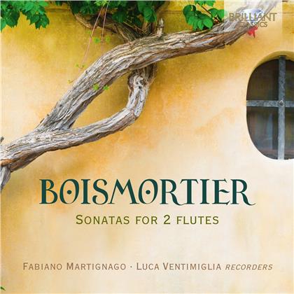 Joseph Bodin de Boismortier (1691-1755), Fabiano Martignago & Luca Ventimiglia - Sonatas For 2 Flutes