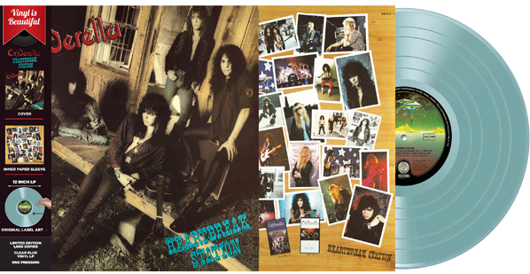 Cinderella - Heartbreak Station (Limited, 2020 Reissue, Culture Factory, Translucent Blue Vinyl, LP)