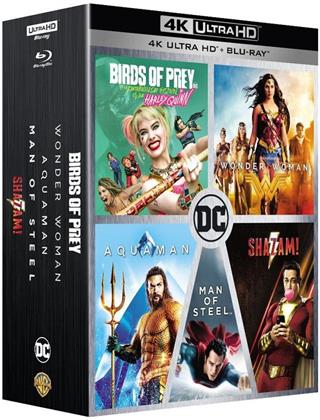 Birds of Prey et la fantabuleuse histoire de Harley Quinn / Wonder Woman / Aquaman / Man of Steel / Shazam! (5 4K Ultra HDs + 5 Blu-ray)