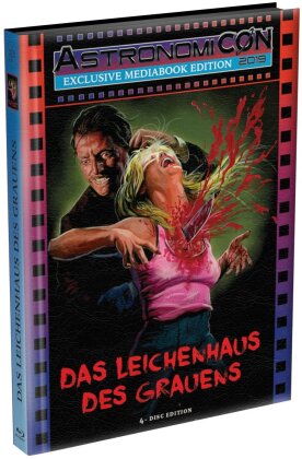 Das Leichenhaus des Grauens (1988) (Wattiert, Cover B, AstronomiCON Edition, Limited Edition, Mediabook, Uncut, 2 Blu-rays + 2 DVDs)