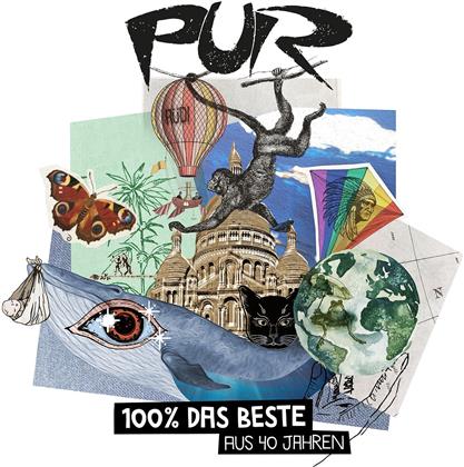 Pur - 100% Das Beste Aus 40 Jahren - inkl. 3 neuen Songs und Megamix (Deluxe Edition, 3 CDs)