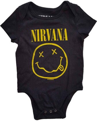 Nirvana Kids Baby Grow - Yellow Happy Face