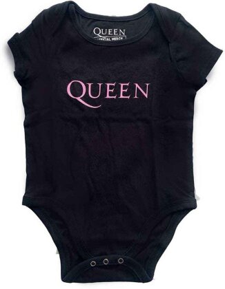 Queen Kids Baby Grow - Pink Logo