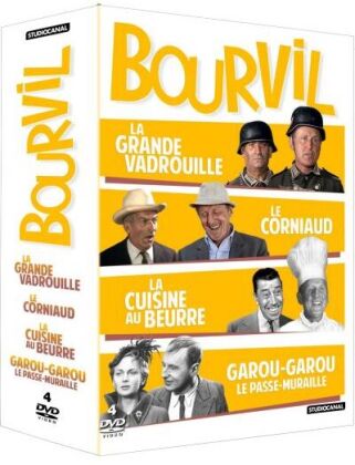 Bourvil - La grande vadrouille / Le corniaud / La cuisine au beurre / Garou-Garou le passe-muraille (4 DVD)