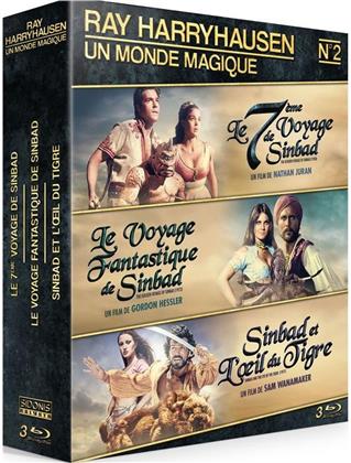 Ray Harryhausen - Un monde magique - Le 7ème voyage de Sinbad / Le voyage fantastique de Sinbad / Sinbad et l'oeil du tigre (3 Blu-ray)