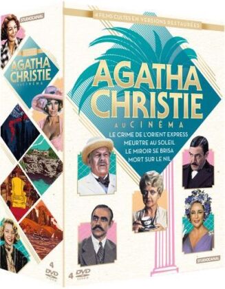 Agatha Christie au cinéma - Le crime de l'Orient Express / Mort sur le Nil / Le miroir se brisa / Meurtre au soleil (Version Restaurée, 4 DVD)