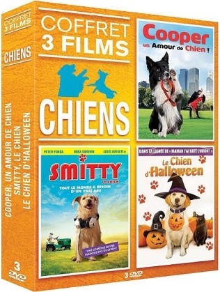 Chiens - Cooper - Un amour de chien ! / Smitty le chien / Le chien d'Halloween (3 DVDs)