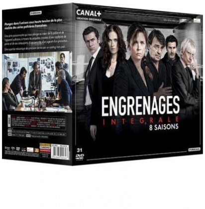 Engrenages - Intégrale - Saisons 1-8 (31 DVDs)