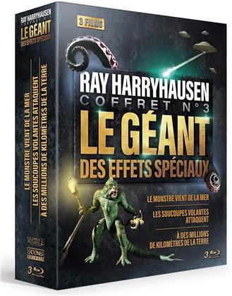 Ray Harryhausen - Le monstre vient de la mer / Les soucoupes volantes attaquent / À des millions de kilomètres de la terre (3 Blu-rays)