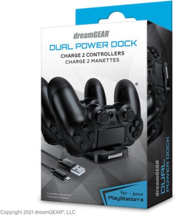 Dreamgear Dual Power Dock PS4 (Black)