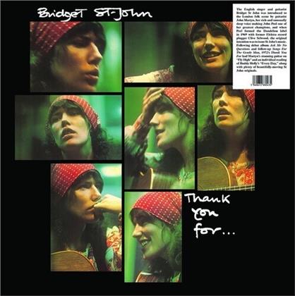 Bridget St. John - Thank You For (2020 Reissue, Trading Places, LP)