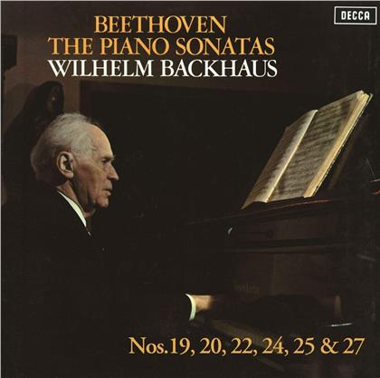 Ludwig van Beethoven (1770-1827) & Wilhelm Backhaus - Beethoven: Piano Sonatas 19, 20, 22, 24, 25 & 27 (UHQCD, MQA CD, 2020 Reissue, Japan Edition)