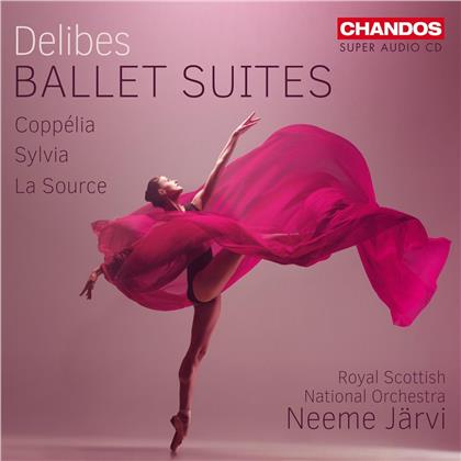 Léo Delibes (1836-1891), Neeme Järvi & Royal Scottish National Orchestra - Ballet Suites - Coppelia, Sylvia, La source (Hybrid SACD)