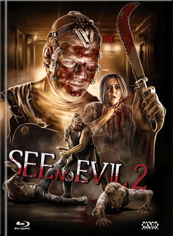 See No Evil 2 (2014) (Cover C, Limited Edition, Mediabook, Uncut, Blu-ray + DVD)