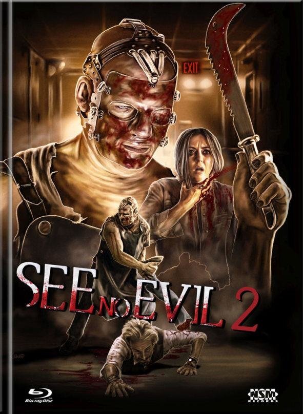See No Evil 2 (2014) (Cover D, Limited Edition, Mediabook, Uncut, Blu-ray + DVD)