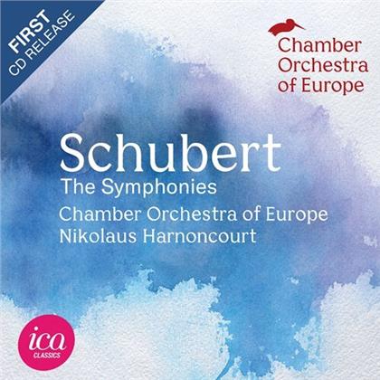 Franz Schubert (1797-1828), Nikolaus Harnoncourt & Chamber Orchestra Of Europe - The Symphonies