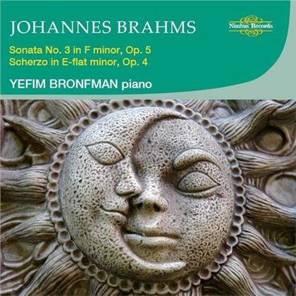 Johannes Brahms (1833-1897) & Yefim Bronfman - Sonata 3 In F Minor Op.5, Scherzo in E-flat minor, Op. 4