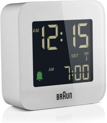 Braun Travel Clock - BC08W-DCF - white