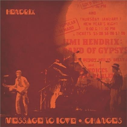 Jimi Hendrix - Message To Love / Changes (RSD 2020, Red/Yellow Splatter Vinyl, LP)