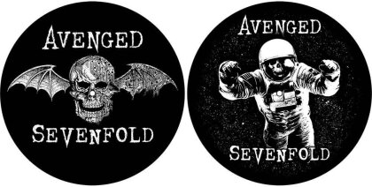 Avenged Sevenfold Turntable Slipmat Set - Death Bat / Astronaut