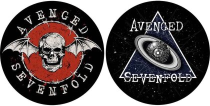Avenged Sevenfold Turntable Slipmat Set - Skull / Space