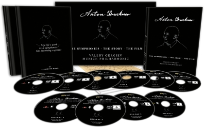 Münchner Philharmoniker MP & Valery Gergiev - Anton Bruckner - The Symphonies - The Story - The Film (4 Blu-rays + 6 DVDs)