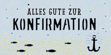 Kuvert für einen Geld- oder Gutschein - Alles Gute zur Konfirmation