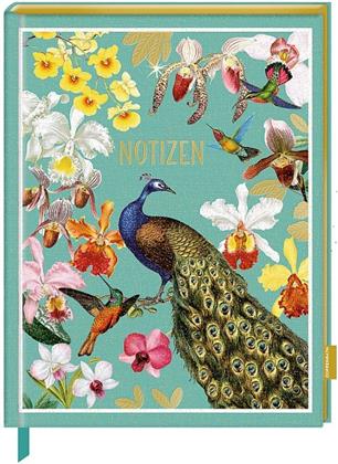 Notizbuch mit glitzerndem Stoffeinband - Best. Nr. 71821