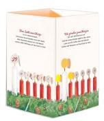 Windlicht-Aufstellkarte »Wichern-Adventskalender«